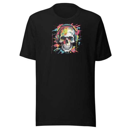 Skeleton Shirt, Hip Hop Shirt for Music Lovers, Scary Rapper Shirt, skateboard Tee